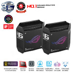 Router ASUS ROG Rapture GT6 Black WiFi6/ Gaming/ AiMesh/ Dual WAN/ MU-MIMO