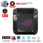 Router ASUS ROG Rapture GT6 Black WiFi6/ Gaming/ AiMesh/ Dual WAN/ MU-MIMO