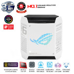 Router ASUS ROG Rapture GT6 White WiFi6/ Gaming/ AiMesh/ Dual WAN/ MU-MIMO