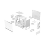 Vỏ Case máy tính Fractal Design Pop Mini Air RGB White TG Clear Tint