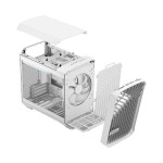 Vỏ Case máy tính Fractal Design Torrent Nano RGB White TG Light Tint 