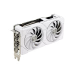 Card màn hình Asus Dual GeForce RTX 4060 White EVO OC Edition 8GB GDDR6 (DUAL-RTX4060-O8G-EVO-WHITE)