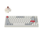 Bàn phím cơ không dây Keychron Q1 Max Shell White Side Printed RGB Knob Hotswap (Gateron Sw)