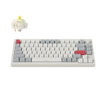 Bàn phím cơ không dây Keychron Q1 Max Shell White Side Printed RGB Knob Hotswap (Gateron Sw)