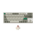 Bàn Phím Cơ Không Dây Keychron Q3 Max Shell White RGB Knob Hotswap (Gateron Sw)