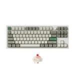 Bàn Phím Cơ Không Dây Keychron Q3 Max Shell White RGB Knob Hotswap (Gateron Sw)