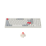 Bàn Phím Cơ Không Dây Keychron Q5 Max Shell White Side Printed RGB Knob Hotswap (Gateron Sw)